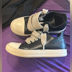 Black/White Rick Owen’s Designer shoes Size 8.5